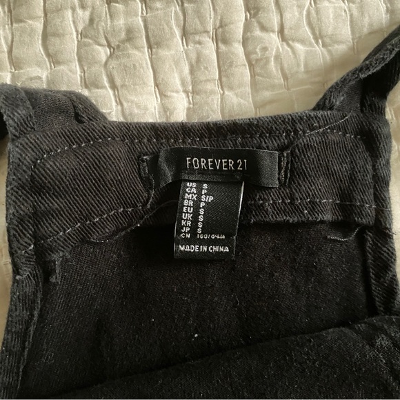 Forever21 Mini Overall Dress - Picture 4 of 5